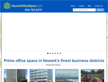 Tablet Screenshot of newarkofficespace.com